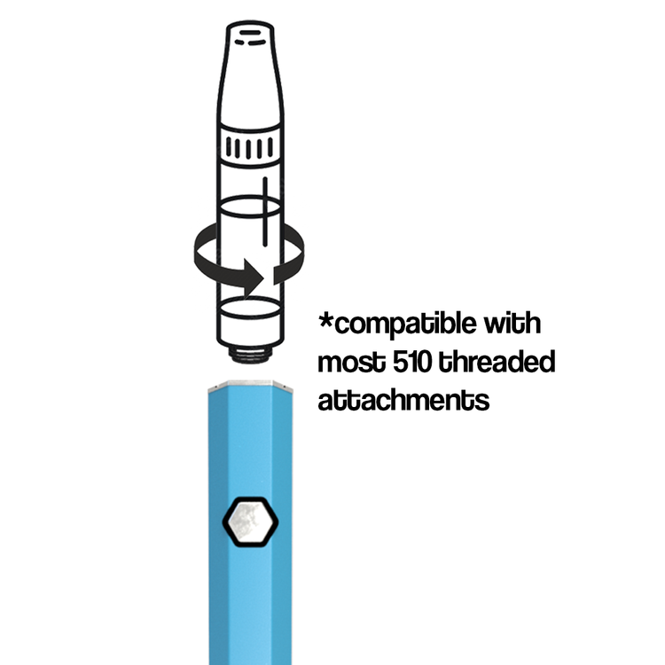 Hex - Blue - 510 Battery