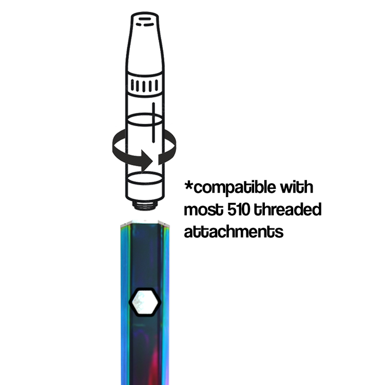 Hex - Rainbow - 510 Battery